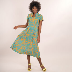 Kleid "Dorela" aus GOTS Biobaumwolle D-1348 - Chapati Design