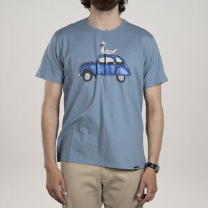 Swan on Wheels | T-shirt Herren aus biologischer Baumwolle - Lakor Soulwear
