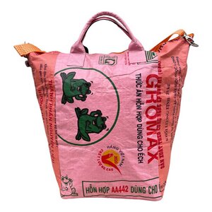 Großer Multifunktionsbehälter / Wäschesack recycelter Reissack - Beadbags