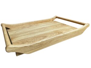 Holz Tablett KAMI aus hochwertiger Eiche Holztablett - Holzmanufaktur Marwin Wiesner