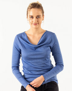 Melangeshirt aus Bio-Baumwolle | Melange Cascade - Alma & Lovis
