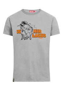Kurzarm T-shirt Print "Is Mir Lachs" - derbe
