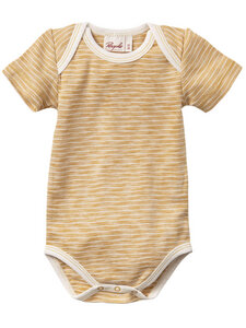Baby Kurzarm-Body Ringel reine Bio-Baumwolle - People Wear Organic