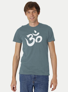 Fit T-Shirt "Om" Herren - Peaces.bio - handbedruckte Biomode