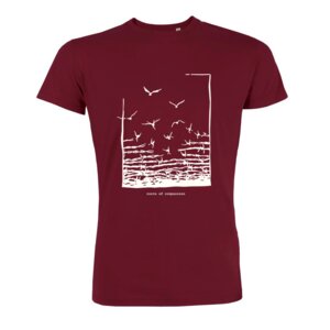 Freedom Vögel Shirt bio & fair & vegan - gerader Schnitt - Vogel, Freiheit, Frieden, Tiere - roots of compassion