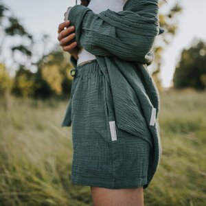 Damen Musselin Shorts aus 100% Bio-Baumwolle LEJA - NORDLICHT