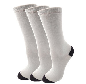 3er Set Contrast Heel and Toe Office Sock - Opi & Max