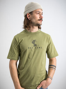Herren T-Shirt OUR HOME Bio-Baumwolle/Modal - Erdbär
