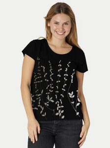 Loosefit Shirt Immergrün für Damen - Peaces.bio - handbedruckte Biomode