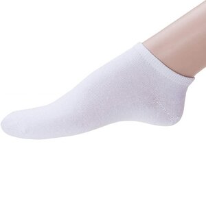 12 Paar Sneaker Socken für Damen aus Bio-Baumwolle, weiß, fair hergestellt - flat design by Mareike Kriesten