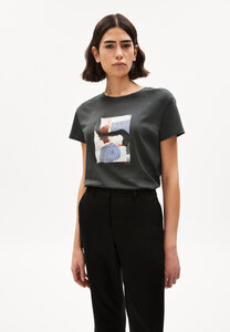 NELAA PAINTED - Damen T-Shirt Loose Fit aus Bio-Baumwolle - ARMEDANGELS