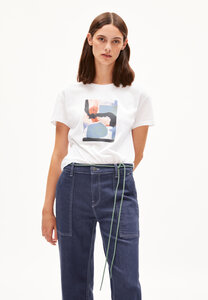 NELAA PAINTED - Damen T-Shirt Loose Fit aus Bio-Baumwolle - ARMEDANGELS
