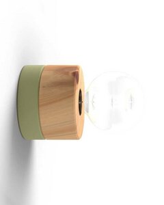 Wandlampe Zirbenholz angesagte Pastelltöne skandinavisches Design - ALMUT von Wildheim