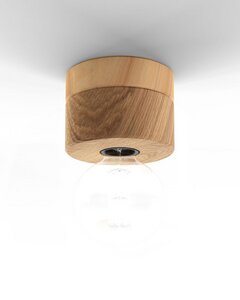 Deckenlampe Eichenholz angesagte Pastelltöne skandinavisches Design - ALMUT von Wildheim