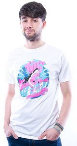 Love Surfer T-Shirt weiß - 108 Degrees