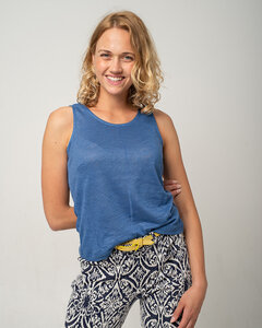 Leinentop aus Leinen-Jersey | Linen Top - Alma & Lovis