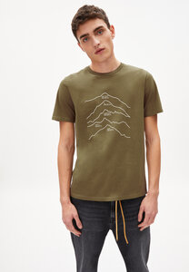 JAAMES TOP MOUNTAINS - Herren T-Shirt Regular Fit aus Bio-Baumwolle - ARMEDANGELS