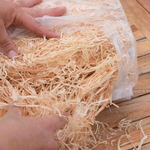 Unbehandelte Fichtenholzwolle Füllmaterial - naturling