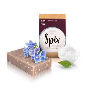 Salzseife | SPIX | Quellwassersalz & Kakaobutter - SOHO Naturkosmetik