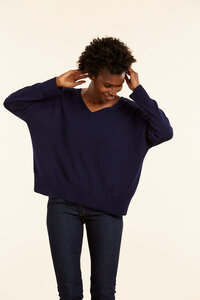 Pullover Cot V-Neck Sweater - Les Racines Du Ciel