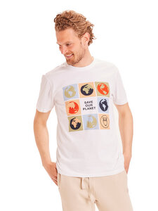 Herren T-Shirt Alder Globe reine Bio-Baumwolle - KnowledgeCotton Apparel