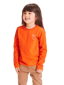 Kinder Langarm-Shirt Flax Owl reine Bio-Baumwolle - KnowledgeCotton Apparel