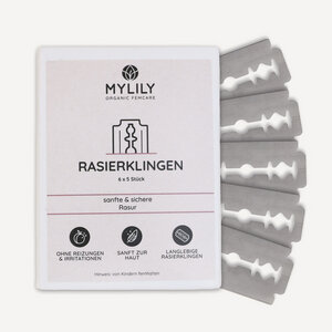 Rasierklingen - Vorratsset - MYLILY - Organic Femcare