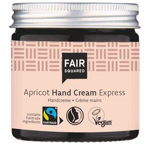 Fair Squared Hand Creme Aprikose 50ml im Glastiegel - Fair Squared