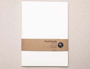 Nachhaltiges Notizbuch A4 Softcover aus 100 % Recyclingpapier „Blanko“ - tyyp