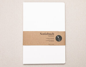 Nachhaltiges Notizbuch A5+ Softcover aus 100 % Recyclingpapier „Blanko“ - tyyp