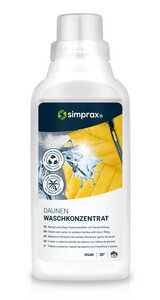 simprax® Daunen Waschkonzentrat - ohne Palmöl - GOTS - 500ml - simprax®