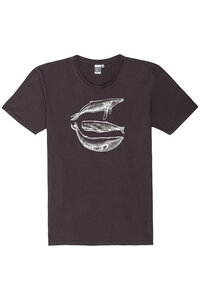 Herren T-Shirt mit drei Walen aus Biobaumwolle, ILP06 - poppy seed grey - ilovemixtapes
