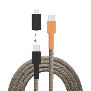 recable Ladekabel USB-C zu Lightning (iPhone-kompatibel) mit USB-C-Adapter - recable