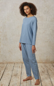 Pyjamahose - Stripe Pyjama Trousers - aus Biobaumwolle - People Tree