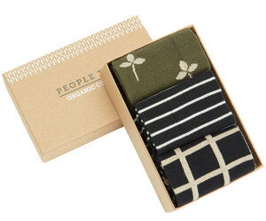 3er Pack Socken - Winter Socks Set of 3 in Box - People Tree