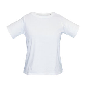 BASIC Frauen Shirt Weiß RESTPOSTEN - Kipepeo-Clothing