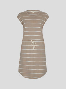 Kleid mit Kordelgürtel aus Hanf und Bio-Baumwolle (22510) - The Hemp Line