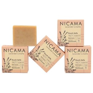 Naturkosmetik Duschseife 4er-Set - NICAMA