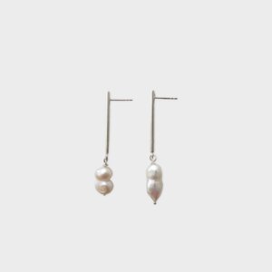 Barock Perlen minimalistische Ohrringe - IIOO.jewelry
