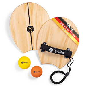 Boardball | Klettballspiel war gestern - Das Neue Outdoor Spiel für Kinder & Erwachsene | Erfunden in DE - Alternative zu Badminton & Tennis | spannendes Strand- & Garten Spiel - two46