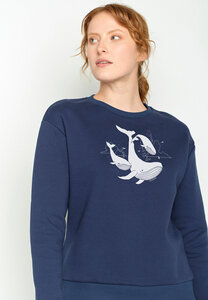 Animal Flying Whale Canty - Sweatshirt für Damen - GREENBOMB