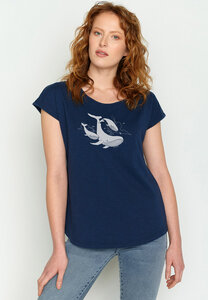 Animal Flying Whale - T-Shirt für Damen - GREENBOMB