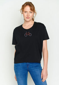 Bike Pixel Lines Feel - T-Shirt für Damen - GREENBOMB