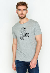Bike Astronaut Guide - T-Shirt für Herren - GREENBOMB