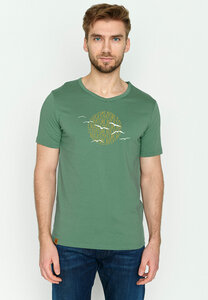 Nature Seagull Sun Peak - T-Shirt für Herren - GREENBOMB