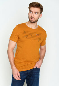 Animal Sloth Stripes Spice - T-Shirt für Herren - GREENBOMB