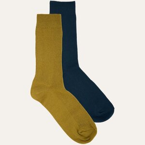 2-Pack Socken CLASSIC aus Bio-Baumwolle - KnowledgeCotton Apparel