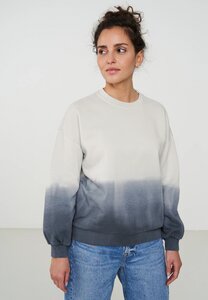 Frauen Sweatshirt aus Baumwolle Mix (Bio ; recycled) | Sweatshirt NERINE DIP DYE - recolution