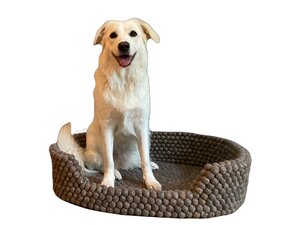 Premium Hundekorb aus 100% Schurwolle - Pippa & Pepe
