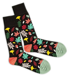 Bunte Socken Blätter aus Biobaumwoll-Mix - DillySocks
